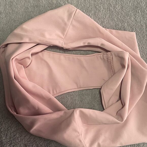 Princess Polly high rise swim bottoms size 10 EUC dusty pink - Picture 5 of 5